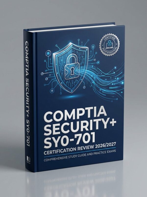 A premium 3D po (23) CompTIA Security+ SY0-701 Certification Review 2026/2027: Comprehensive Study Guide and Practice Exams