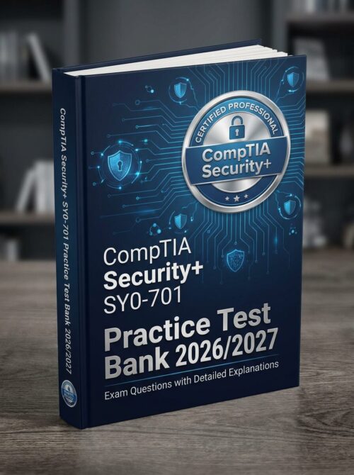 A premium 3D po (24) CompTIA Security+ SY0-701 Practice Test Bank 2026/2027: Exam Questions with Detailed Explanations