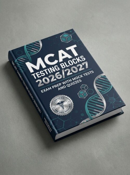 A premium 3D po (30) MCAT Summer Testing Blocks 2026/2027: Exam Prep with Mock Tests and Quizzes