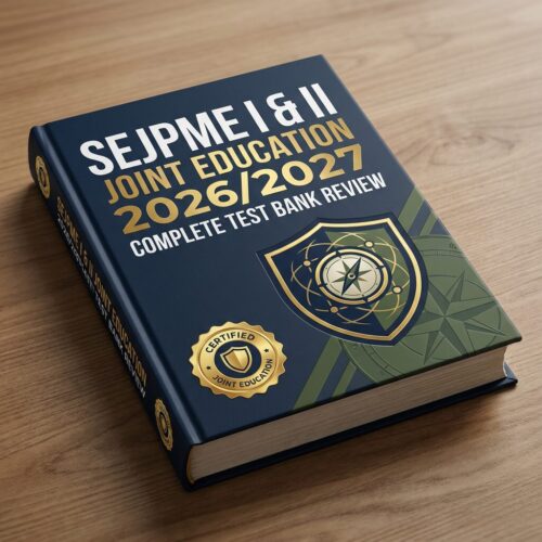 A premium 3D po (40) SEJPME I & II Joint Education 2026/2027 Complete Test Bank