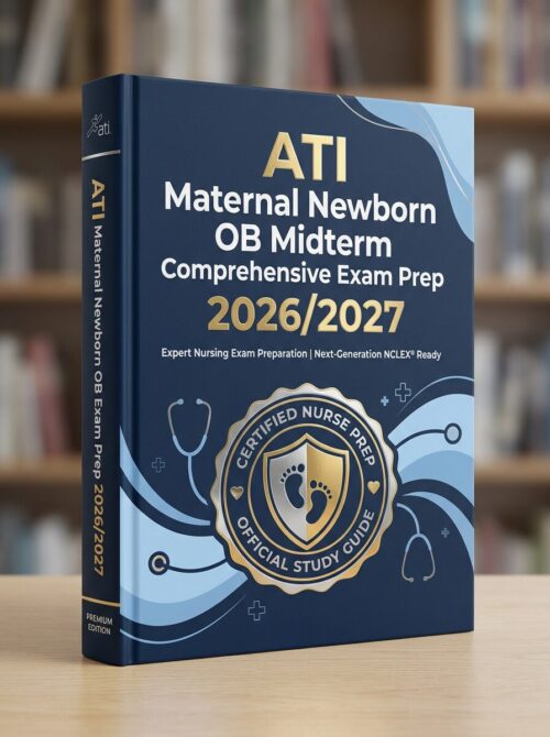 A premium 3D po (52) ATI Maternal Newborn OB Midterm Exam Prep 2026/2027 Comprehensive Guide
