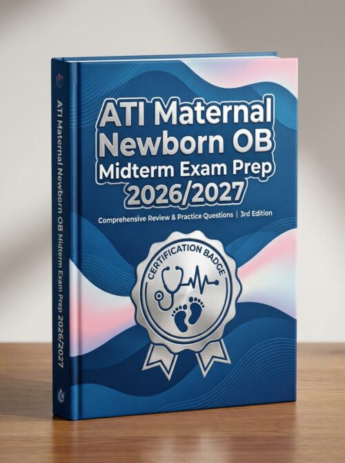 A premium 3D po (53) ATI Maternal Newborn OB Midterm Exam Prep 2026/2027 Comprehensive Guide