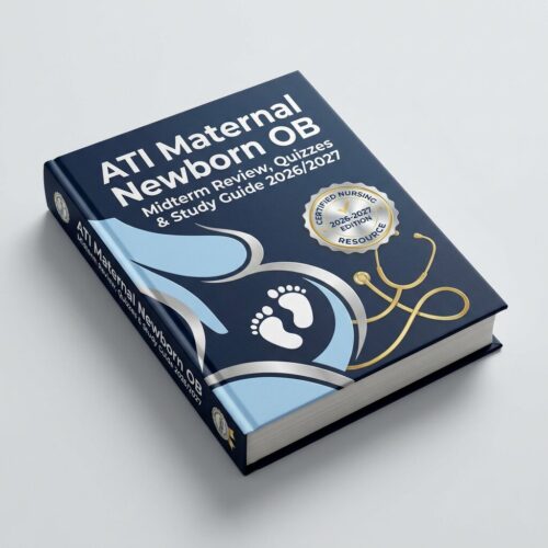 A premium 3D po (54) ATI Maternal Newborn OB Midterm Review & Study Guide 2026/2027