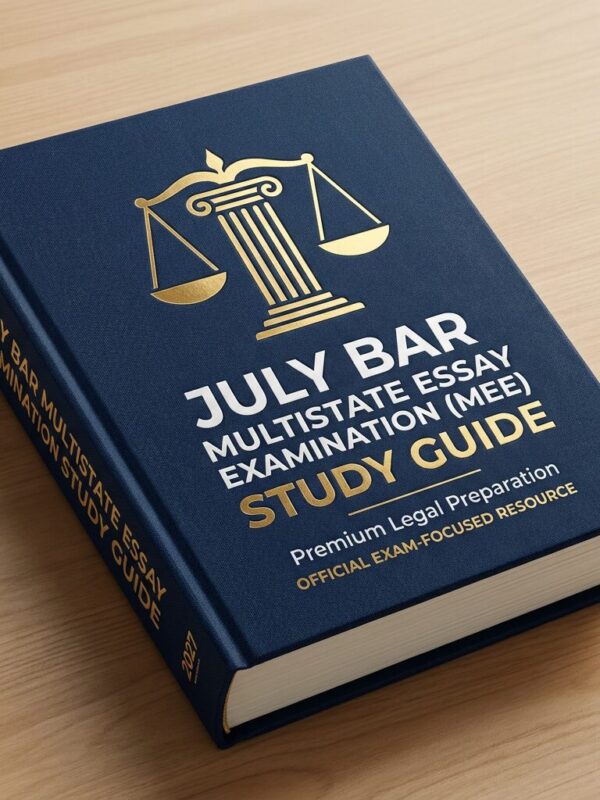 July Bar MEE 2026/2027 Study Guide: Comprehensive Review