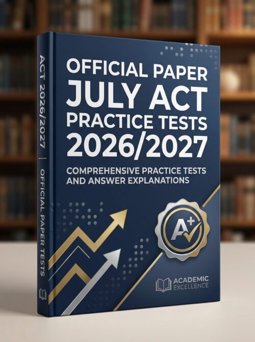 A premium 3D po (66) Official Paper July ACT 2026/2027 Practice Tests Complete Guide