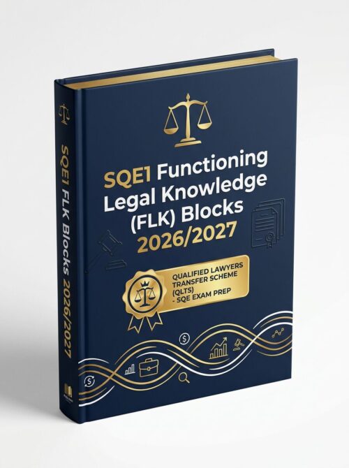 A premium 3D po (73) SQE1 Functioning Legal Knowledge (FLK) 2026/2027 Complete Review