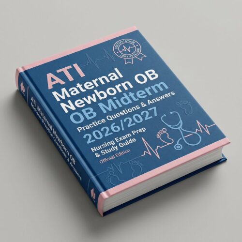 A premium 3D po (75) ATI Maternal Newborn OB Midterm Practice Questions 2026/2027