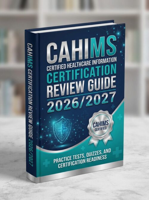 A premium 3D po (77) CAHIMS Healthcare Information Certification Review Guide 2026/2027