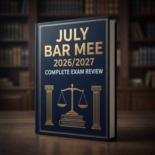 A premium 3D po (80) July Bar MEE 2026/2027 Complete Exam Review & Study Guide