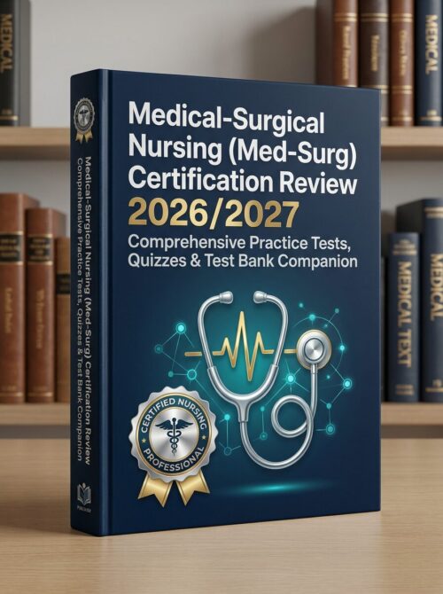 A premium 3D po (82) Med-Surg Nursing Certification Review 2026/2027 Practice Tests
