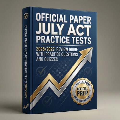 A premium 3D po (87) Official Paper July ACT Practice Tests 2026/2027 Review Guide