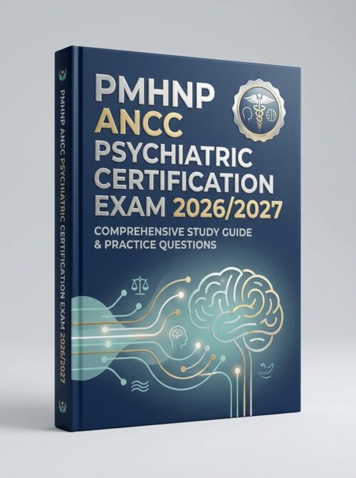 A premium 3D po (90) PMHNP ANCC Psychiatric Certification 2026/2027 Study Guide