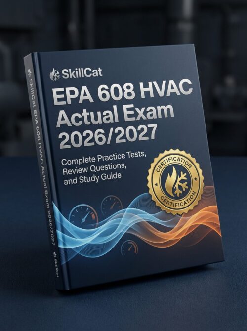 A premium 3D po (92) SkillCat EPA 608 HVAC Actual Exam 2026/2027 Complete Study Guide