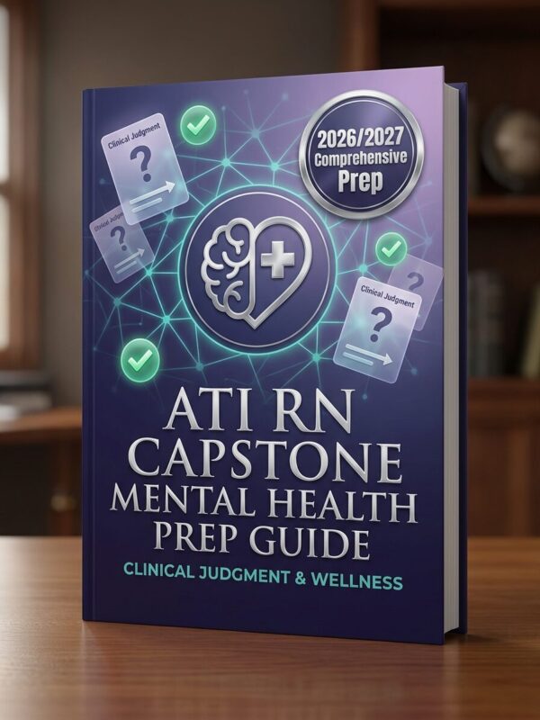 A premium 3d bo (10) ATI RN Capstone Mental Health 2026/2027 Proctored Exam Comprehensive Prep Guide.