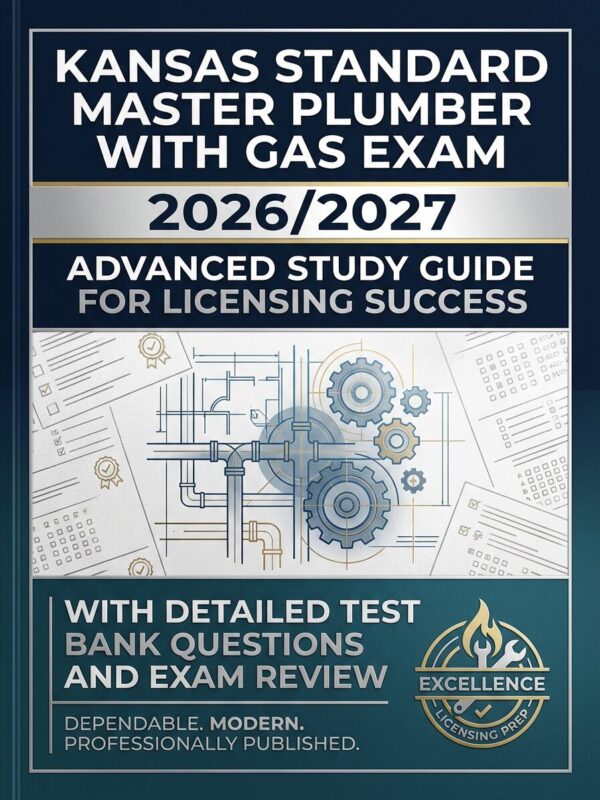 A premium, mode Kansas Standard Master Plumber with Gas Exam 2026/2027 Comprehensive Study Guide