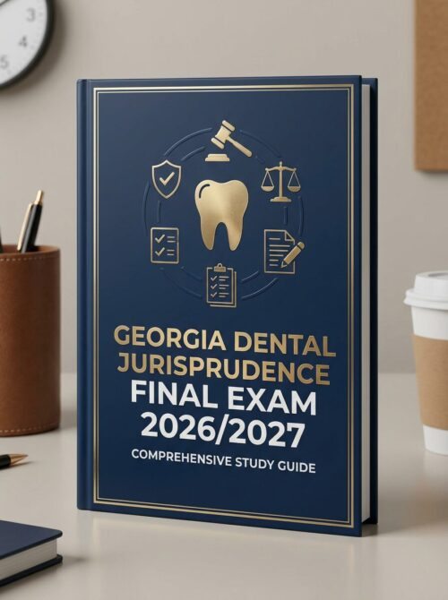 A premium portr (1) Georgia Dental Jurisprudence Exam 2026/2027: Study Guide & Practice Questions