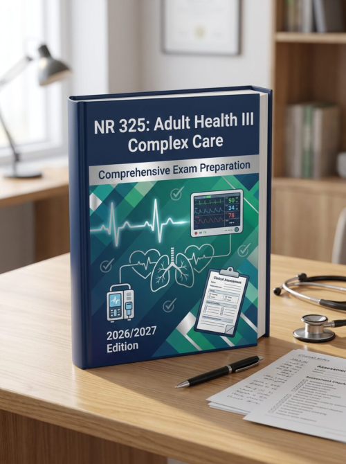 NR 325 Adult Health III Complex Care Comprehensive Exam Preparation Guide 2026/2027