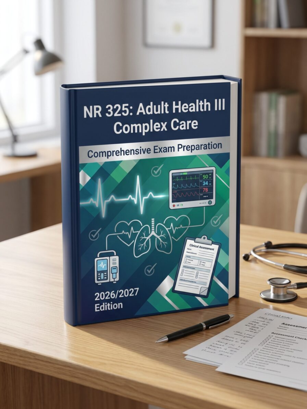 NR 325 Adult Health III Complex Care Comprehensive Exam Preparation Guide 2026/2027
