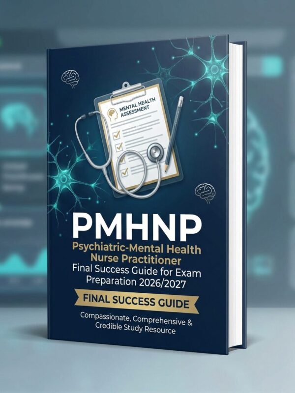 A professional (12) PMHNP Psychiatric-Mental Health Nurse Practitioner Final Success Guide 2026/2027