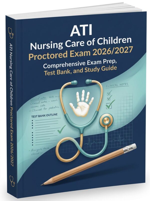 A professional (2) ATI Nursing Care of Children Proctored Exam 2026/2027 Comprehensive Prep & Test Bank