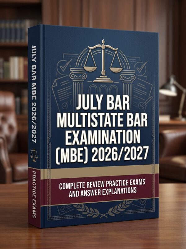 July Bar Multistate Bar Examination (MBE) 2026/2027 Complete Review & Practice Exams