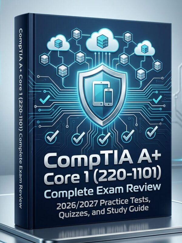 A professional (8) CompTIA A+ Core 1 (220-1101) 2026/2027 Complete Exam Review & Study Guide