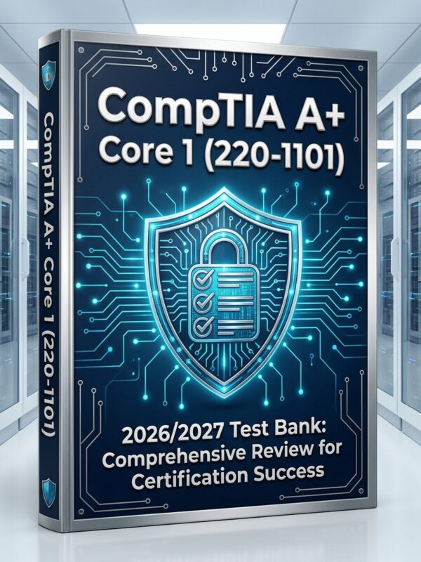 A professional (9) CompTIA A+ Core 1 (220-1101) 2026/2027 Test Bank & Comprehensive Review