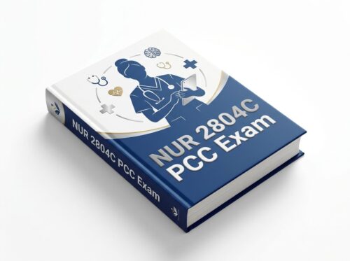 A realistic 3D (1) NUR 2804C PCC Exam 2026/2027 Prep Guide | Test Bank Review & Practice Tests