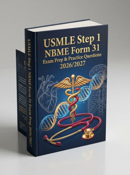 A realistic 3D (11) USMLE Step 1 NBME Form 31 Exam Prep & Practice Questions 2026/2027