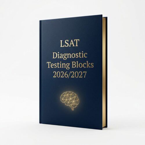 A realistic 3D (17) LSAT Diagnostic Testing Blocks 2026/2027 Comprehensive Review & Mock Exams