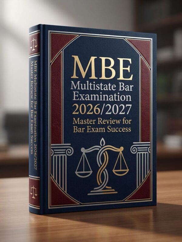 A realistic 3D (2) MBE Multistate Bar Examination 2026/2027 Master Review for Bar Exam Success