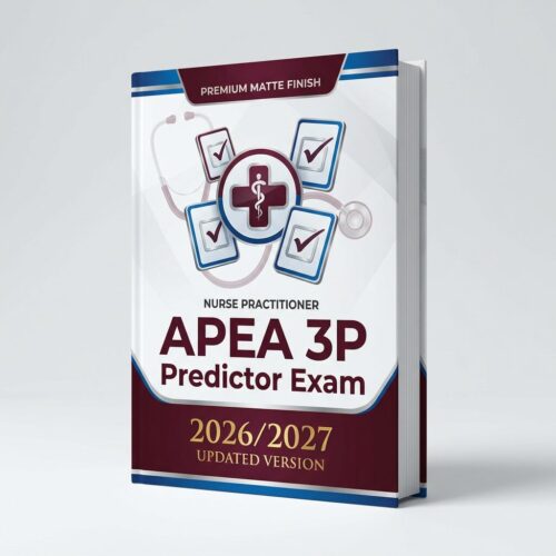 A realistic 3D (3) APEA 3P Predictor Exam Prep Workbook 2026/2027 | Updated Practice Questions & Test Bank