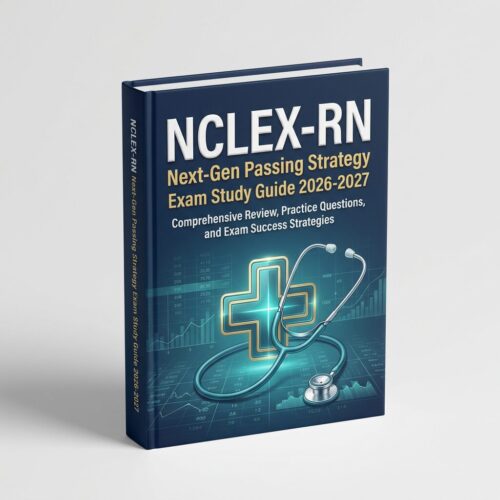 A realistic 3D (4) NCLEX-RN Next-Gen Passing Strategy Exam Study Guide 2026/2027 & Practice