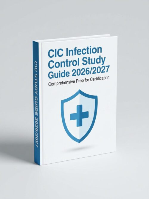 A realistic 3D (9) CIC Certified in Infection Control Exam Study Guide 2026/2027: Complete Review & Practice