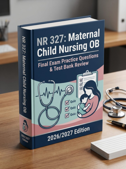 NR 327 Maternal Child Nursing OB Final Exam Practice Questions & Test Bank Review 2026/2027