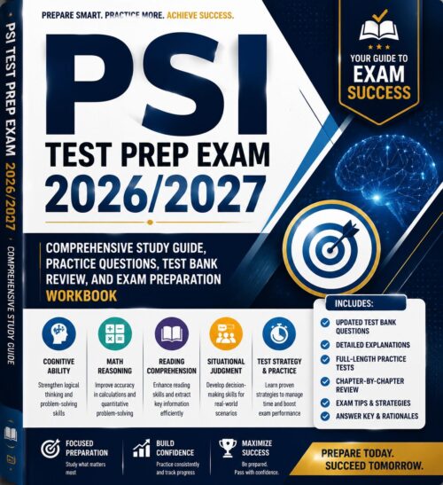 ChatGPT Image Jul 1, 2026, 08_34_19 AM PSI Test Prep Exam 2026/2027 Comprehensive Study Guide with Practice Questions, Test Bank Review & Exam Preparation Workbook