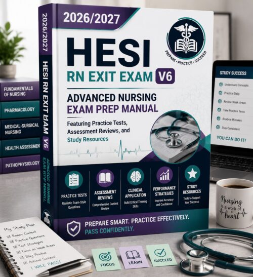 ChatGPT Image Jul 1, 2026, 12_16_21 PM HESI RN Exit Exam V6 2026/2027 Advanced Nursing Prep Manual, Practice Tests & Study Resources Guide