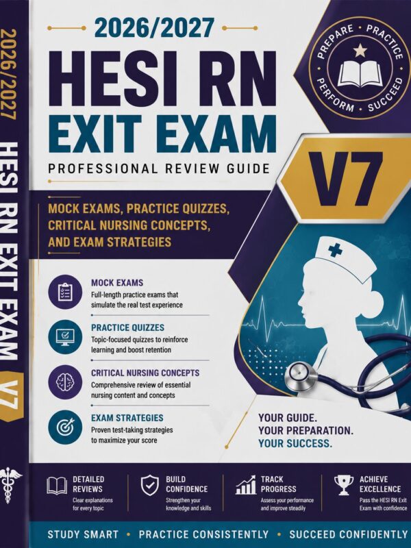 ChatGPT Image Jul 1, 2026, 12_18_43 PM HESI RN Exit Exam V7 2026/2027 Professional Review Guide, Mock Exams & Nursing Exam Strategies