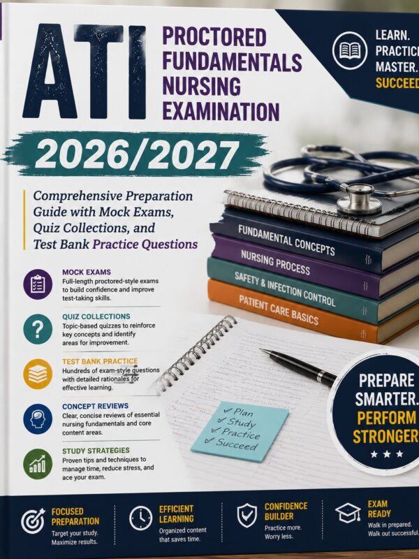 ChatGPT Image Jul 2, 2026, 01_24_41 PM ATI Proctored Fundamentals Nursing Exam 2026/2027 Study Guide | Mock Exams, Quizzes & Test Bank Review