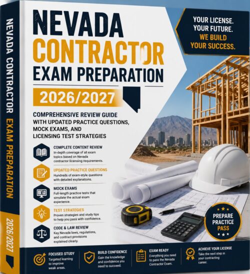ChatGPT Image Jul 2, 2026, 04_07_11 PM Nevada Contractor Exam Preparation 2026/2027 Study Guide | Practice Questions, Mock Exams & Licensing Review
