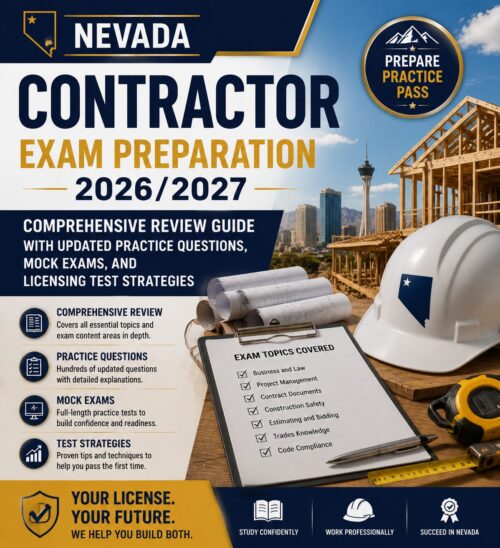 ChatGPT Image Jul 2, 2026, 04_10_45 PM Nevada Contractor Exam Preparation 2026/2027 Study Guide | Practice Questions, Mock Exams & Licensing Review