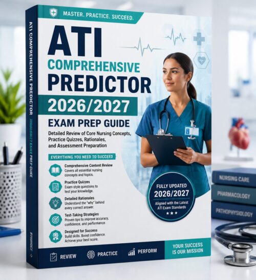 ChatGPT Image Jul 2, 2026, 08_59_18 AM ATI Comprehensive Predictor Exit Exam 2026/2027 Success Guide | Comprehensive Study Resource Featuring Exam-Style Questions, Quiz Reviews, Test Preparation Strategies & Practice Support