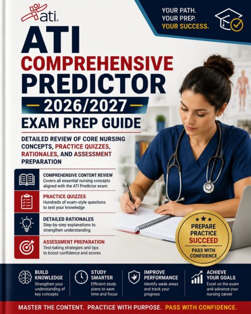 ChatGPT Image Jul 2, 2026, 09_00_08 AM ATI Comprehensive Predictor Exit Exam 2026/2027 Success Guide | Comprehensive Study Resource Featuring Exam-Style Questions, Quiz Reviews, Test Preparation Strategies & Practice Support