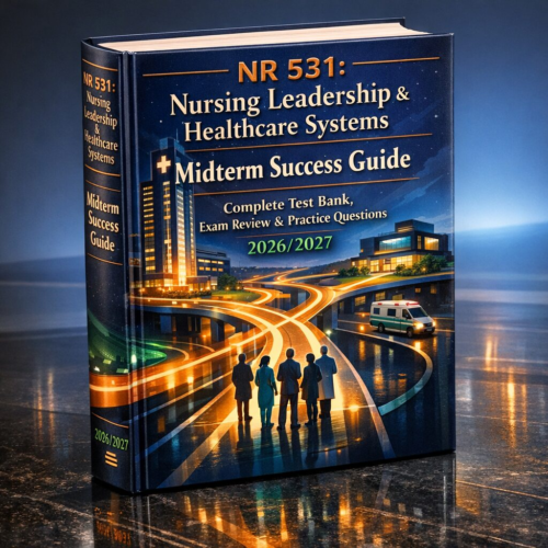 Create a highly (13) NR 531 Nursing Leadership & Healthcare Systems Midterm Success Guide: Test Bank, Exam Review & Practice Questions 2026/2027