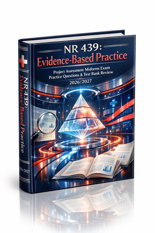 NR 439 Evidence-Based Practice Project Assessment Midterm Exam Practice Questions & Test Bank Review 2026/2027