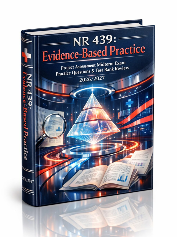 NR 439 Evidence-Based Practice Project Assessment Midterm Exam Practice Questions & Test Bank Review 2026/2027