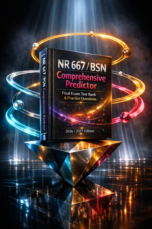 Create a highly (9) NR 667 BSN Comprehensive Predictor Final Exam Test Bank & Practice Questions 2026/2027