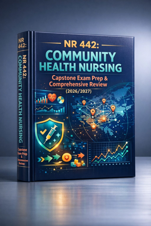 NR 442 Community Health Nursing Capstone Exam Prep & Comprehensive Review 2026/2027