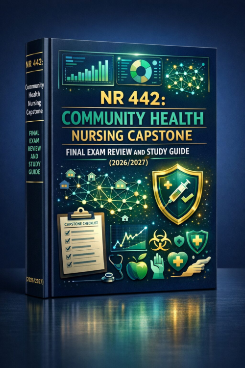 Create a polish (19) NR 442 Community Health Nursing Capstone Final Exam Review and Study Guide 2026/2027