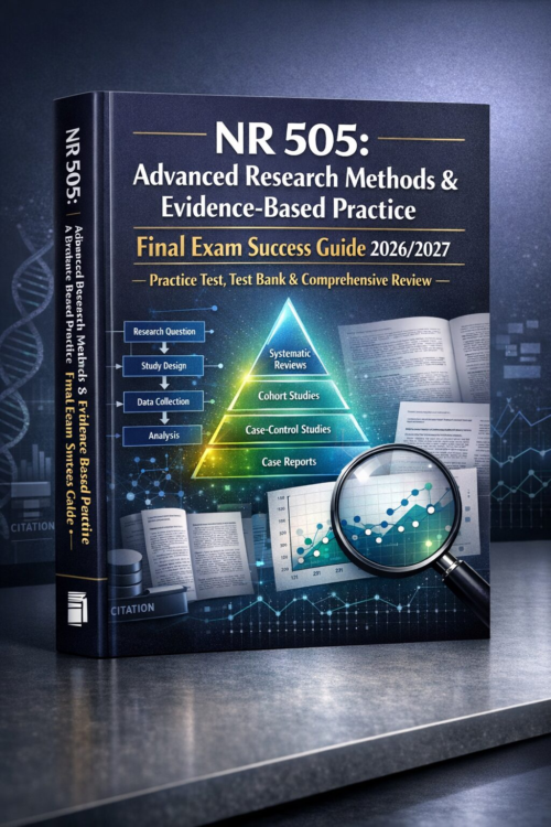 NR 505 Advanced Research Methods & Evidence-Based Practice Final Exam Success Guide 2026/2027